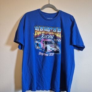 Nascar Racing Graphic Tee in Blue